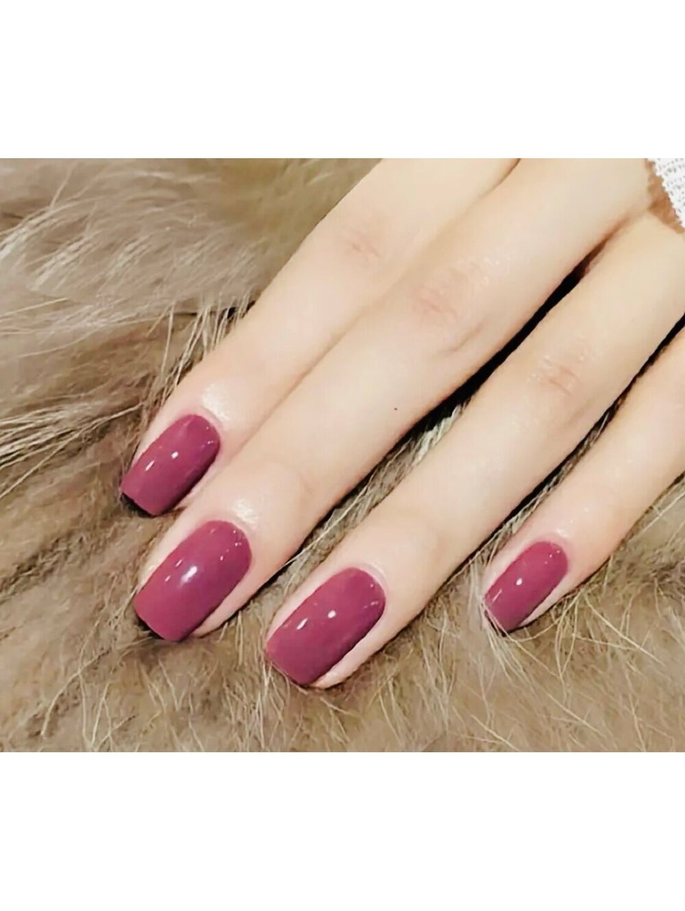 New - 24Pcs - Mauve Medium Square Reusable Press-On-Nails